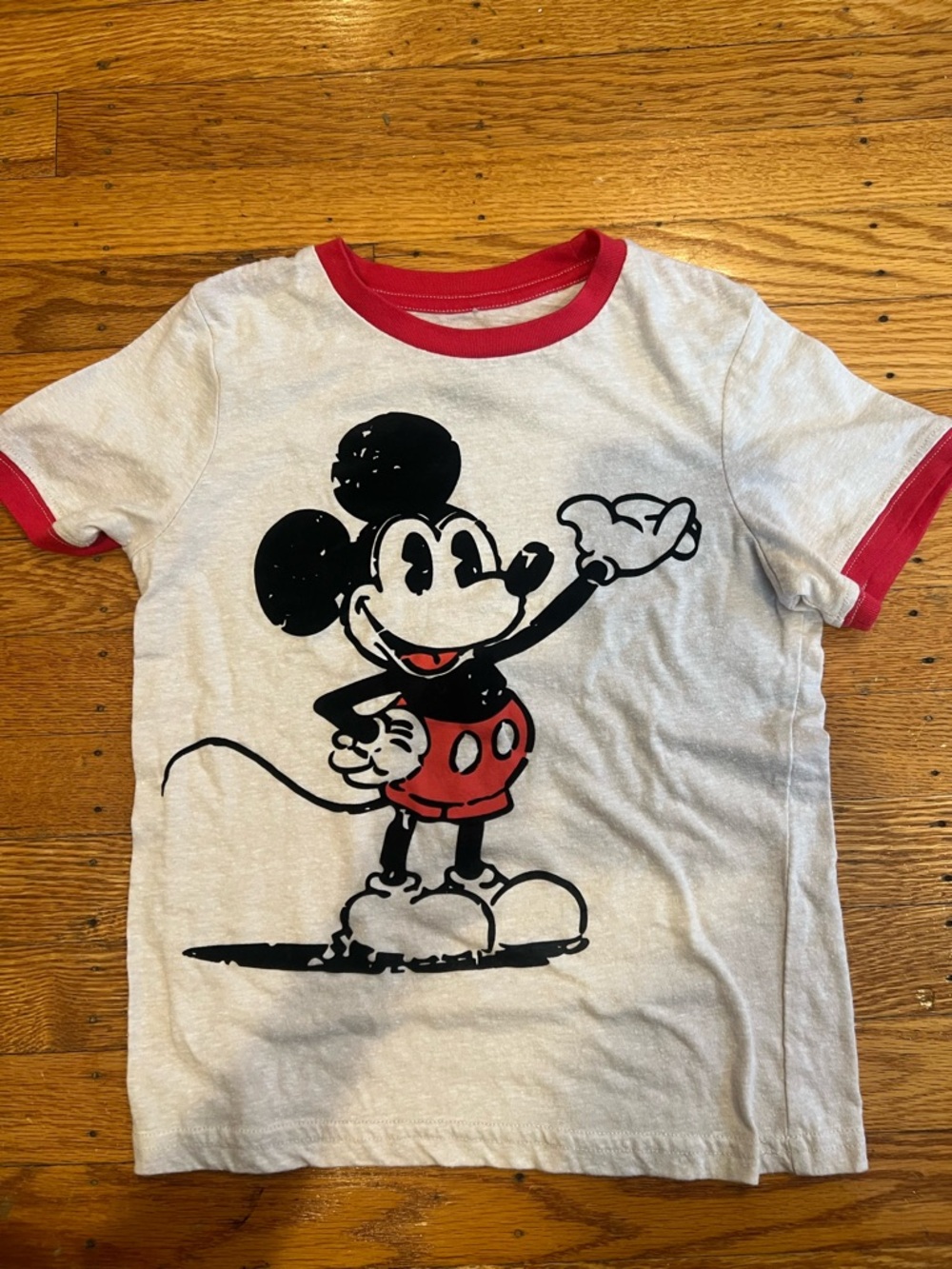 Classic Mickey Mouse Ringer Tee - youth size 6
